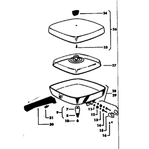 Replacement Parts Diagram and Parts List for 62065141  Kenmore Miscellaneous