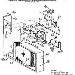 Functional Replacement Parts/814380 Diagram and Parts List for 867814080  Kenmore Air Conditioner