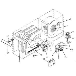 Functional Replacement Parts Diagram and Parts List for 867763932  Kenmore Furnace