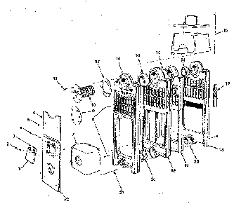 Combustion chamber and flue collector Diagram and Parts List for 229941281  Kenmore Water Heater