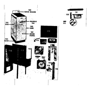 Part Location Diagram of 124 Kenmore Bbq Apron