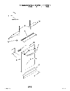 Door and panel parts Diagram and Parts List for 66213273K112  Kenmore Dishwasher