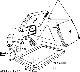 Functional replacement parts Diagram and Parts List for 769814820  Kenmore Air Conditioner