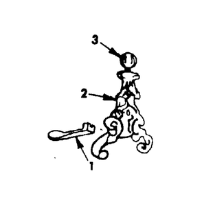 Andirons - No. 42-84072 Set Of Two Diagram and Parts List for 14384520  Kenmore Fireplace & Insert