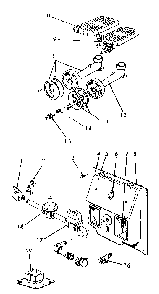 Burner & manifold Diagram and Parts List for 229127  Kenmore Water Heater