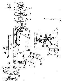 Replacement parts Diagram and Parts List for 220339900  Kenmore Water Heater