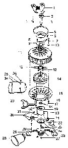 Part Location Diagram of 15-012 Kenmore Motor
