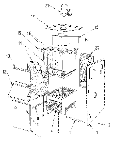 Jacket - section and base Diagram and Parts List for 22996469  Kenmore Water Heater