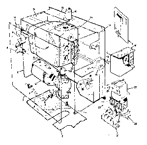 Part Location Diagram of 5213 Kenmore Fuse clip