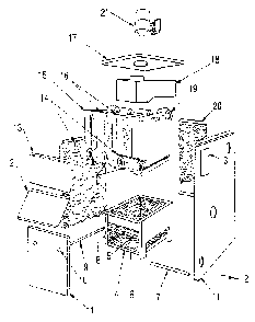 Jacket Diagram and Parts List for 229960160  Kenmore Water Heater
