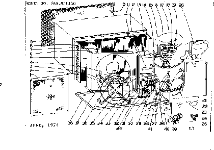 Part Location Diagram of 5000-308 Kenmore Base