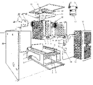 Jacket - sections & base parts Diagram and Parts List for 22996144  Kenmore Water Heater