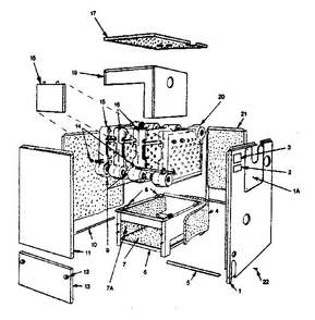 Non-Functional Replacement Parts Diagram and Parts List for 229964120  Kenmore Water Heater