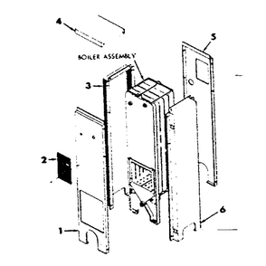 Flush Jacket Parts Diagram and Parts List for 229142  Kenmore Water Heater