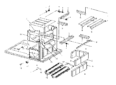 Combustion chamber assembly Diagram and Parts List for 610742060  Kenmore Furnace