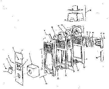 Combustion chamber and flue collector Diagram and Parts List for 229941651  Kenmore Water Heater