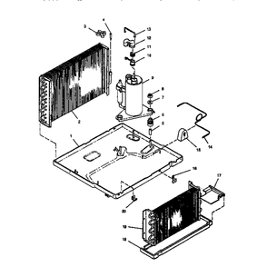 Refrigerant Assembly Diagram and Parts List for 75108  Kenmore Air Conditioner