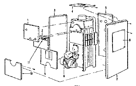 Flush jacket parts Diagram and Parts List for 22961302  Kenmore Water Heater