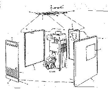 Jacket parts Diagram and Parts List for 2296139  Kenmore Water Heater