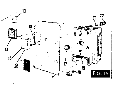 Control and gauge installation (water) Diagram and Parts List for 22996174  Kenmore Water Heater