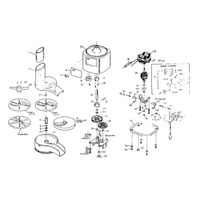 Replacement Parts Diagram and Parts List for 793832100  Kenmore Food Processor