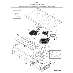 Part Location Diagram of 807086601 Frigidaire BRACKET