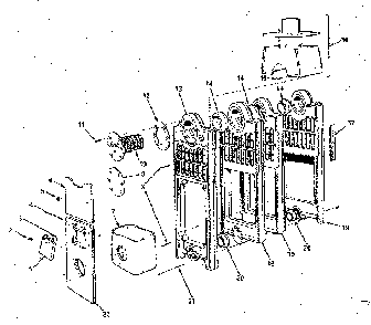 Combustion chamber and flue collector Diagram and Parts List for 229941370  Kenmore Water Heater