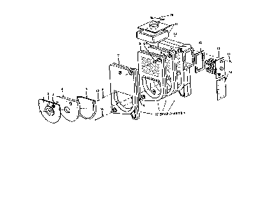 Part Location Diagram of 433-00-976 Kenmore Boiler Block Section Push Nipple 433-00-976