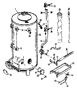 Part Location Diagram of 0160077 Kenmore Anode 43 in
