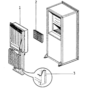 Unit Diagram and Parts List for 49163  Kenmore Refrigerator