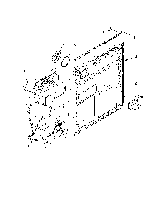 Inner door parts Diagram and Parts List for 66213032K112  Kenmore Dishwasher