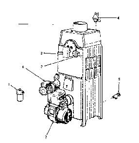Controls Diagram and Parts List for 229944080  Kenmore Water Heater
