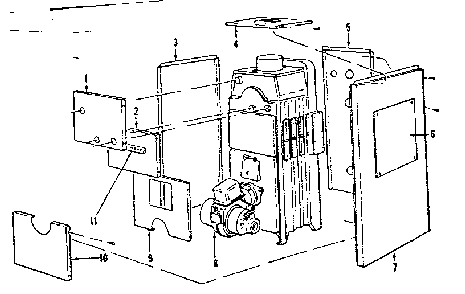 Flush jacket parts Diagram and Parts List for 2295130  Kenmore Water Heater