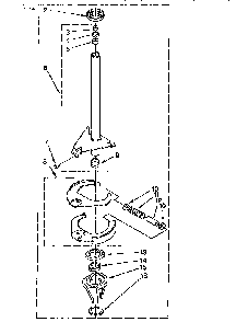 Brake and drive tube 388952 Diagram and Parts List for 388952  Kenmore Laundry Accessories