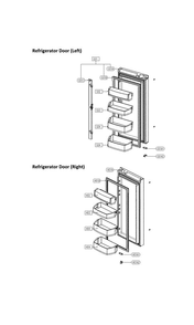Part Location Diagram of 3019059400 Maytag Refrigerator door bin