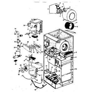 Part Location Diagram of 61-1929 Maytag CODE J