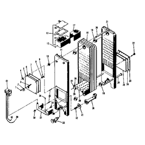 Burners And Manifolds Diagram and Parts List for 22996217  Kenmore Water Heater