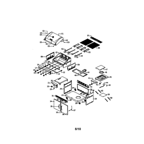 Part Location Diagram of 20000937A0 Kenmore Shelf