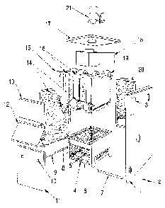 Jacket - section and base Diagram and Parts List for 22996465  Kenmore Water Heater