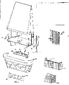 Replacement parts Diagram and Parts List for 114962900  Kenmore Air Conditioner