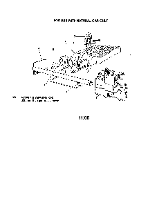 Gas burners/manifold parts Diagram and Parts List for 229960330  Kenmore Water Heater