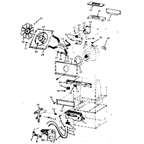 Functional Replacement Parts Diagram and Parts List for 867778140  Kenmore Furnace