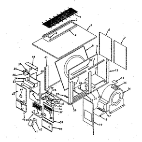 Non-Functional Replacement Parts/815042 Diagram and Parts List for 867815133  Kenmore Air Conditioner
