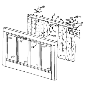 Replacement Parts Diagram and Parts List for 1144574-1  Kenmore Fireplace & Insert