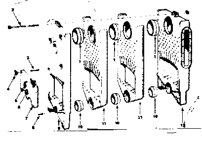 Part Location Diagram of 245 Kenmore Tie rod nut