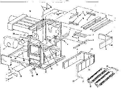 Part Location Diagram of 10122900 Kenmore Crate handle