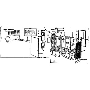 Part Location Diagram of 04100013 Whirlpool Heating Element