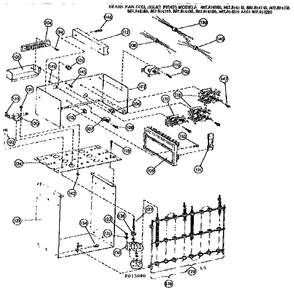 Functional Replacement Parts/814130 Diagram and Parts List for 867814080  Kenmore Air Conditioner