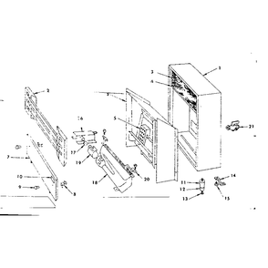 Part Location Diagram of Y-12525 Kenmore Bolt