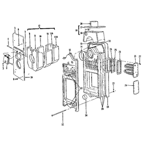 Boiler And Piping Diagram and Parts List for 229172  Kenmore Water Heater